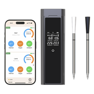 850FT Smart Wireless Meat Thermometer with Dual Probe Digital Oven Thermometer for Kitchen Cooking