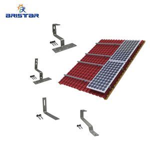 Aluminum Solar Mounting Structures Tile Roof Racking ISO 9000/ CE Cn