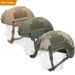 Military Police Protective Equipment Nij Iiia 3A Bulletproof Fast Ballistic Aramid PE Helmets