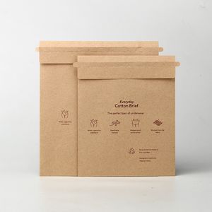 Custom Printed Paper Envelope Bag for Garment Packaging
