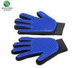 Pet Grooming Glove - Gentle Deshedding Brush Glove - Efficient Pet Hair Remover Mitt - Massage Tool with Enhanced Five Finger