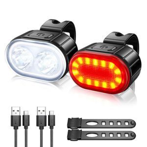 Bicycle Accessories Cycling Front Rear Light Set Bike Bicycle Light with Taillight