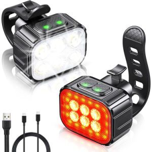 LED Front Rear Lamp Set Cycling Accessories Headlight Taillight Bicycle Bike Light