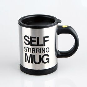 New Items Lazy Design Auto Mixing Cup Electric Stainless Steel Self-Stirring Coffee Mug for Office Home