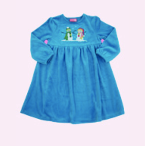 Snowman Fleece Dress