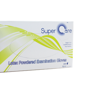 Super Care Latex Powdered Examination Gloves