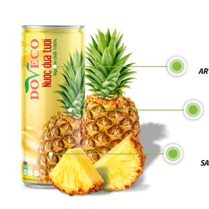 Pure fresh pineapple juice