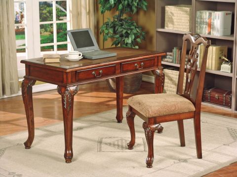 Wooden Desk and Chair Set