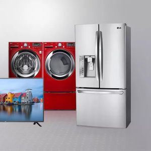 TV, Refrigerator, Washing machine