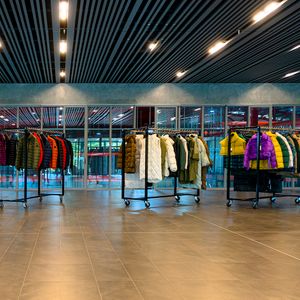 down jackets, outerwear, sportswear, and pants
