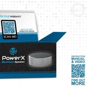 PowerX Bluetooth Speaker Packaging