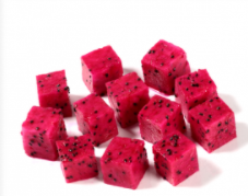 Frozen red dragon fruit