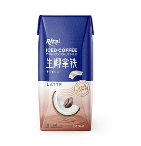 Iced Coffee Coconut Milk Latte