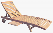Wooden Sun Lounger
