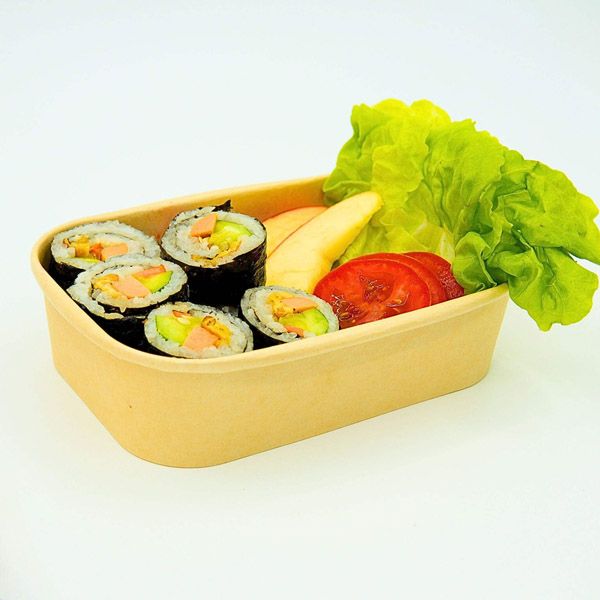 Biodegradable microwave-safe bamboo box