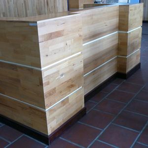 Wooden Reception Desk