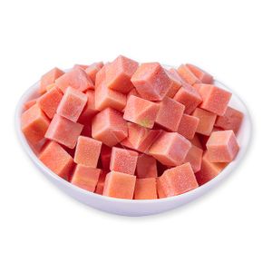Frozen papaya