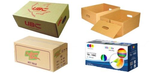 Offset printing cardboard box