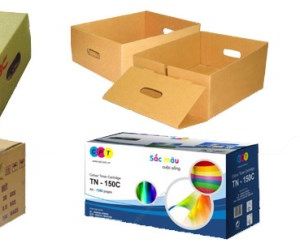 Offset printing cardboard box