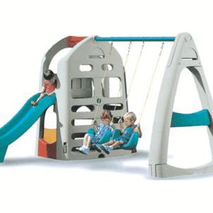 Kids Swing Set with Slide