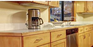 Wooden kitchen cabinet