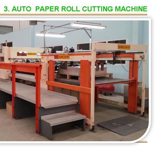 AUTO PAPER ROLL CUTTING MACHINE