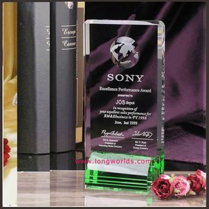 Crystal trophy