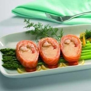 Salmon Shrimp Rolls