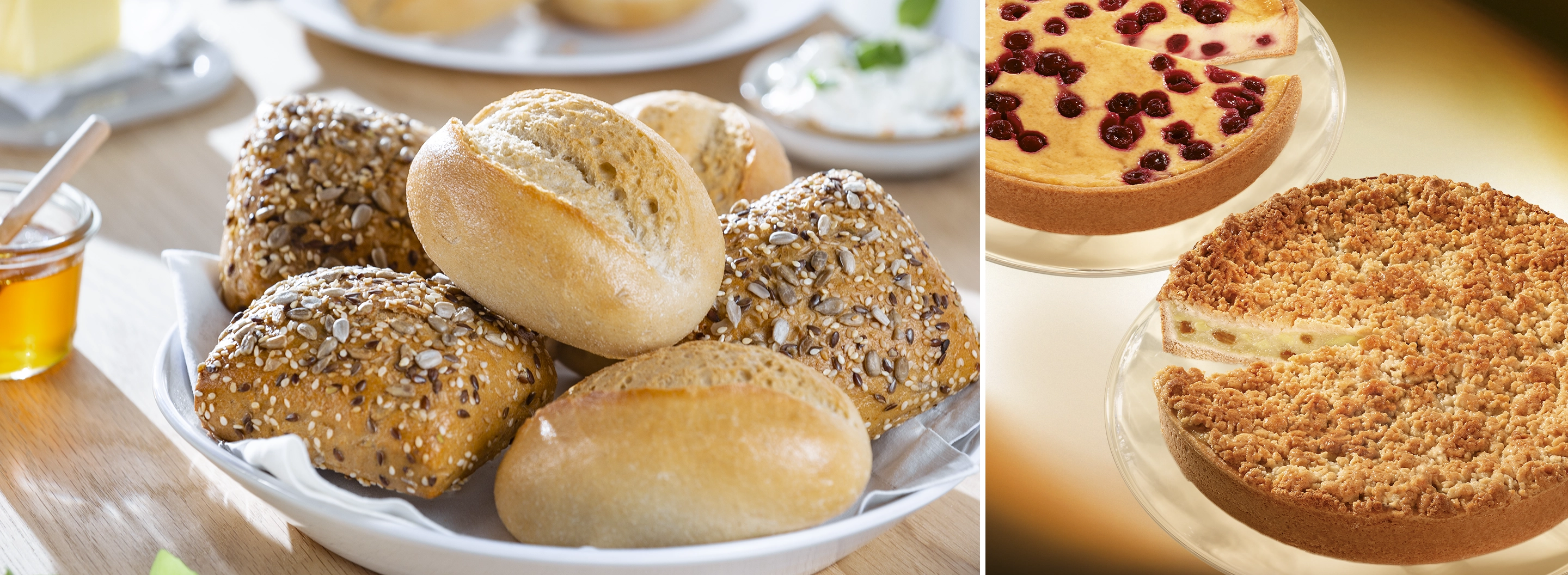 Cakes, bread and pastries