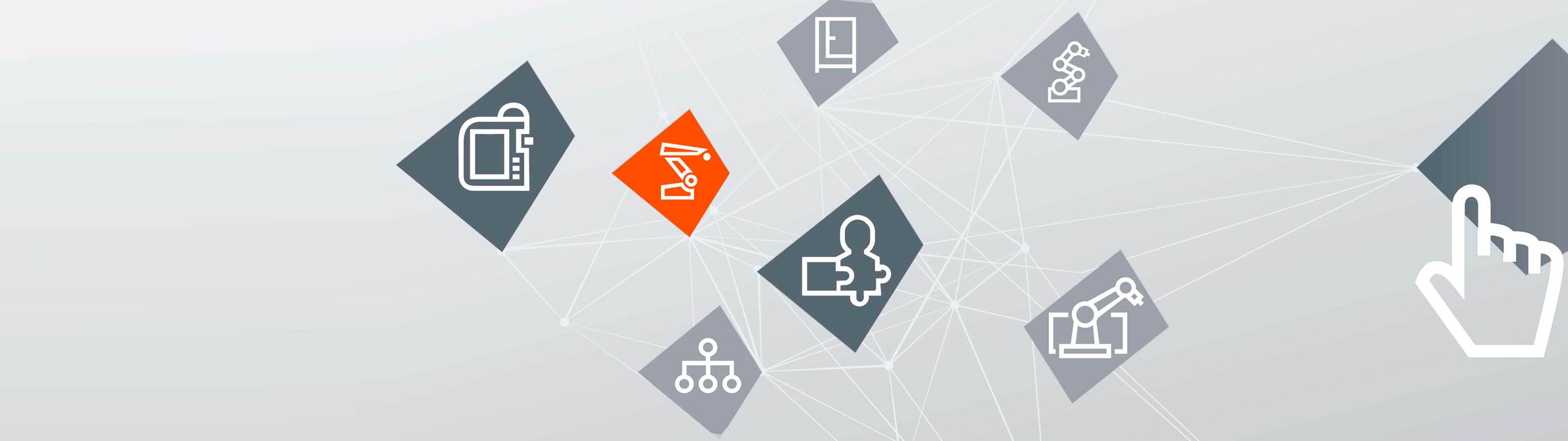 robot systems, production machines, and autonomous mobile robotics.