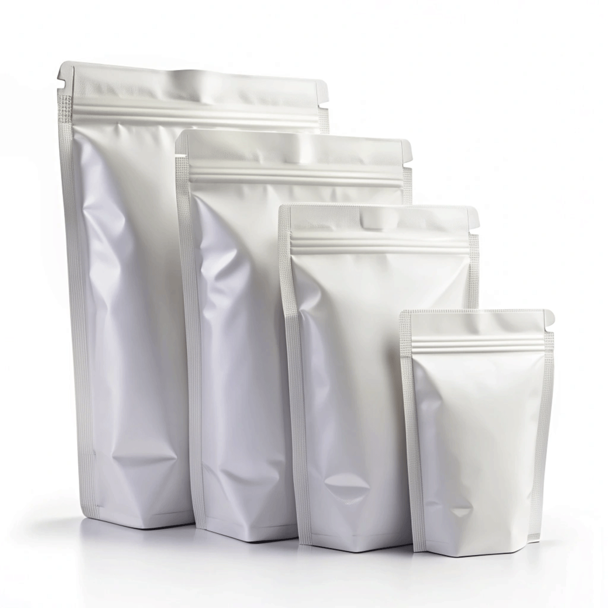 Custom Design Printing Your brand logo Stand Up Pouch Resealable Zip Plastic Packaging For Candy Biscuit Snack Storage