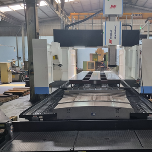 Industrial machine frame processed on a 4-axis CNC milling machine