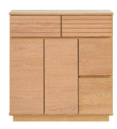Wooden kitchen cabinet