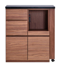 Wooden kitchen cabinet
