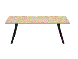 Wooden dining table