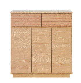Wooden kitchen cabinet