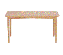 Wooden dining table