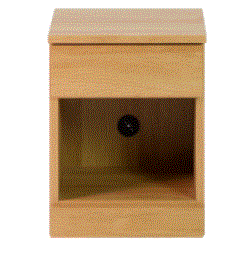 Wooden beside table