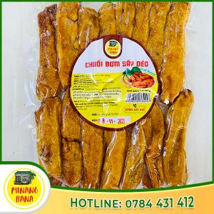 Soft dried bom banana