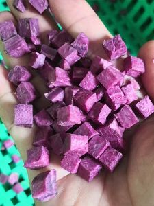 Frozen purple sweet potato