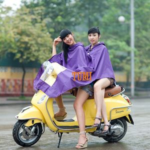 Raincoat with two hoods