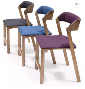 Wooden chair stackable