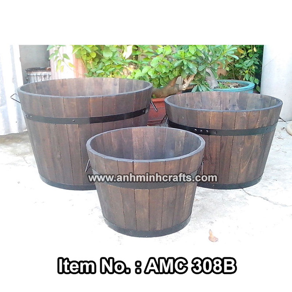 Anh Minh Craft Company Limited Wooden planters