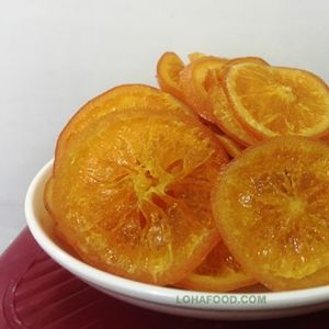 Soft dried orange