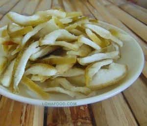 Soft dried pomelo peel
