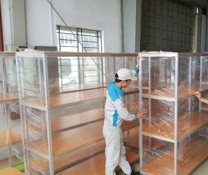 Aluminum profile rack