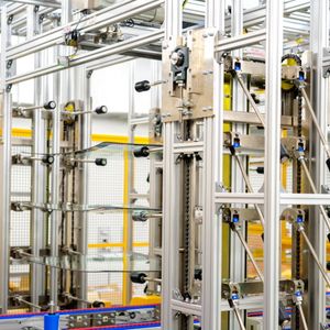 Frame for automatic equipment