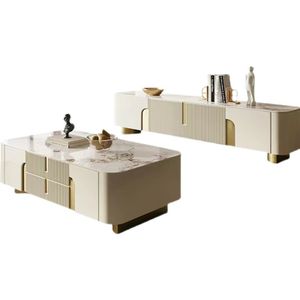 luxury living room furniture Combination Set MDF Wooden modern style TV stand cabinet