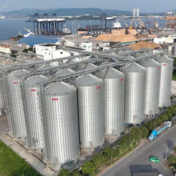 grain storage silos