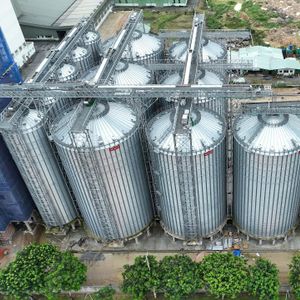 grain storage silos